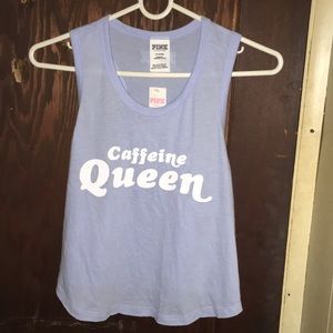 Victorias secret “caffeine queen” muscle tank